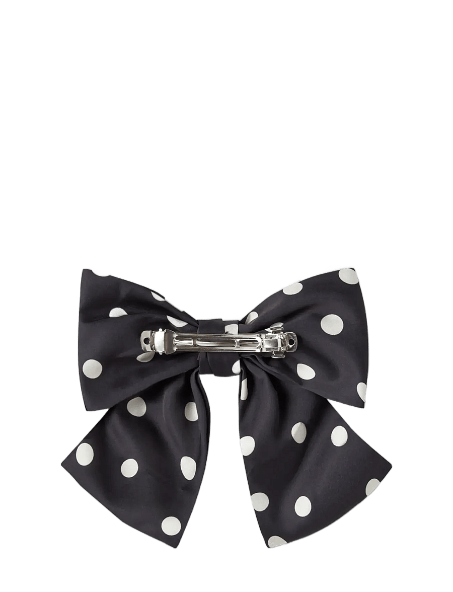 name it - NKFNOLINA HAIRBOW - juukseklambrid - black - 2