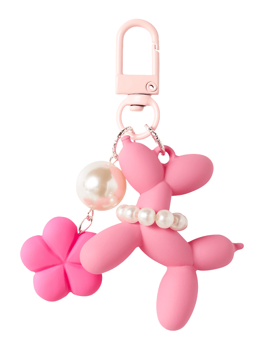 name it - NKFNOLA BAG CHARM - schlüsselanhänger - begonia pink - 0