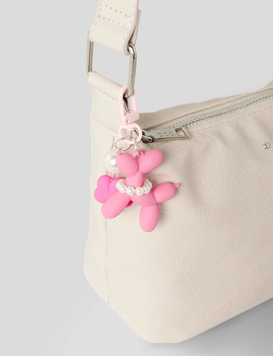 name it - NKFNOLA BAG CHARM - schlüsselanhänger - begonia pink - 2