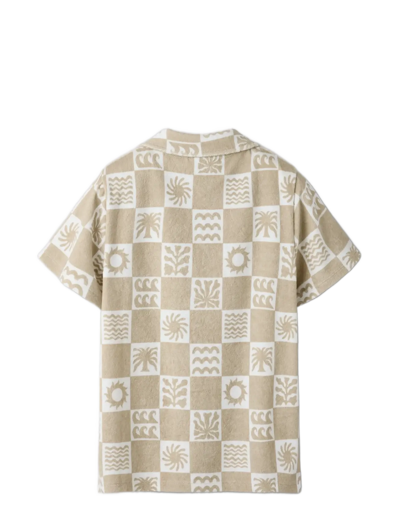 name it - NKMHERWIN SS TERRY SHIRT - lühikeste varrukatega särgid - humus - 1