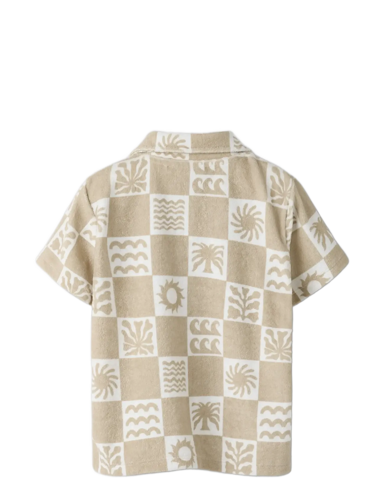 name it - NMMHERWIN SS TERRY SHIRT - skjorter - humus - 1