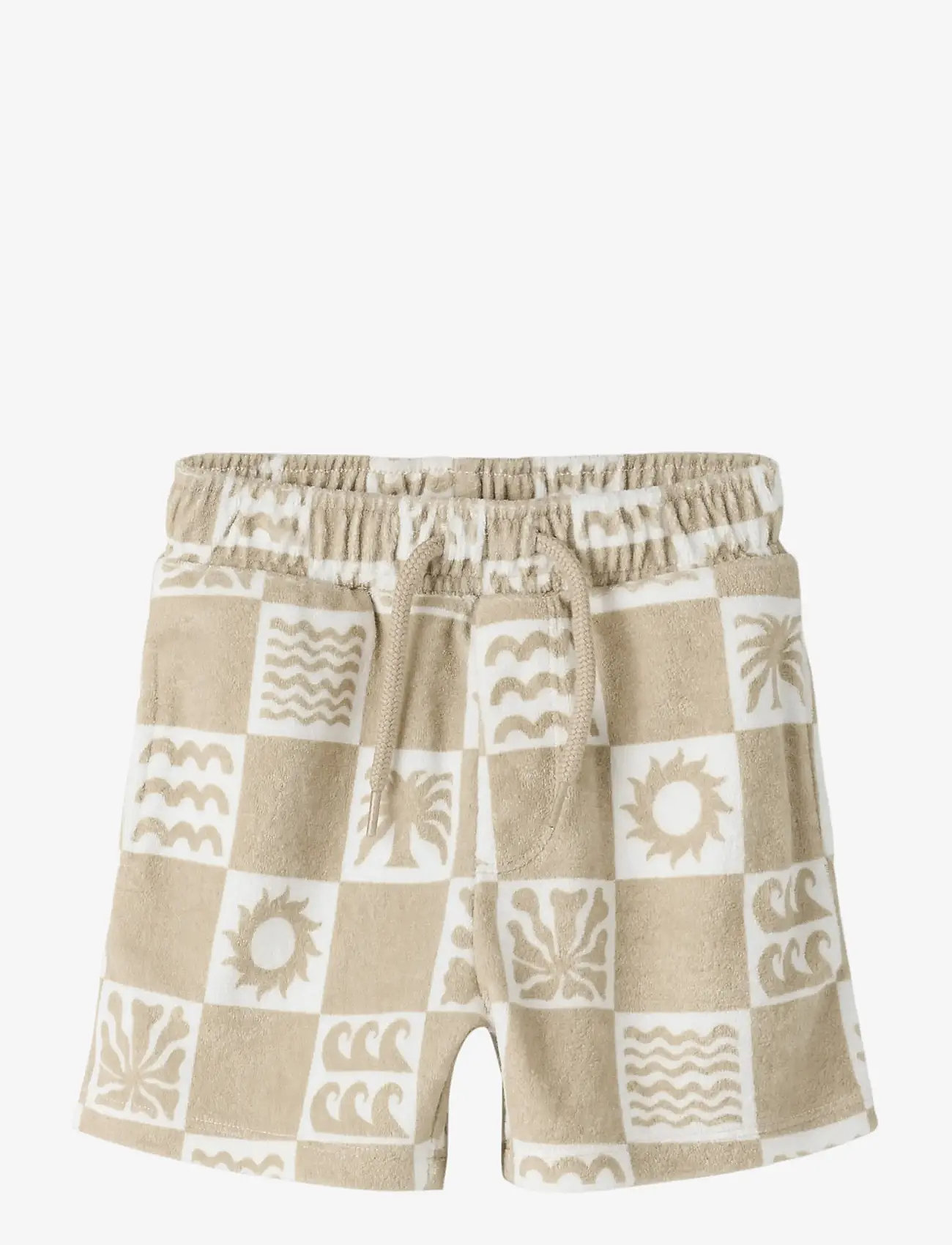 name it - NMMHERWIN TERRY SHORTS - sweatshorts - humus - 0