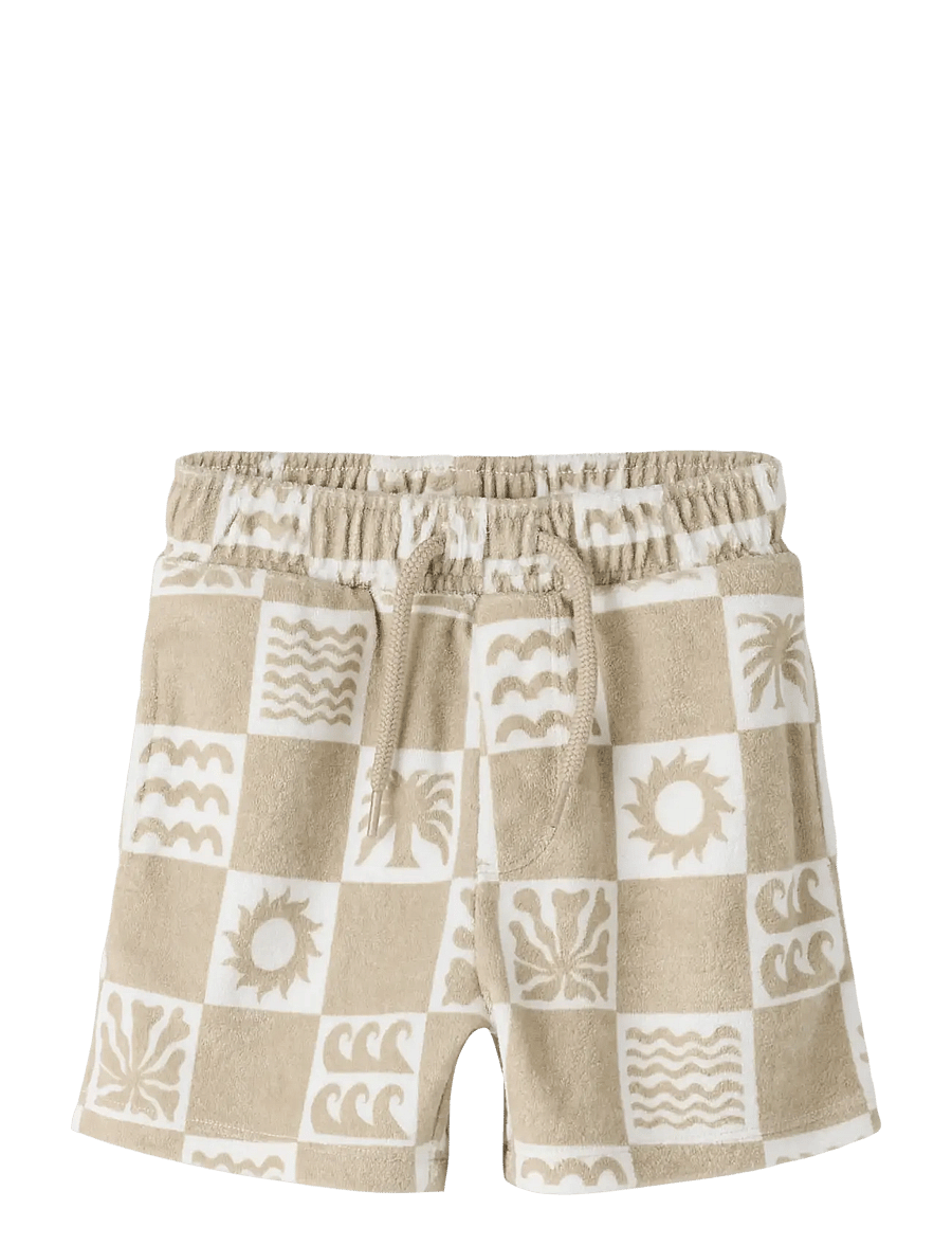 name it - NMMHERWIN TERRY SHORTS - mjukisshorts - humus - 0