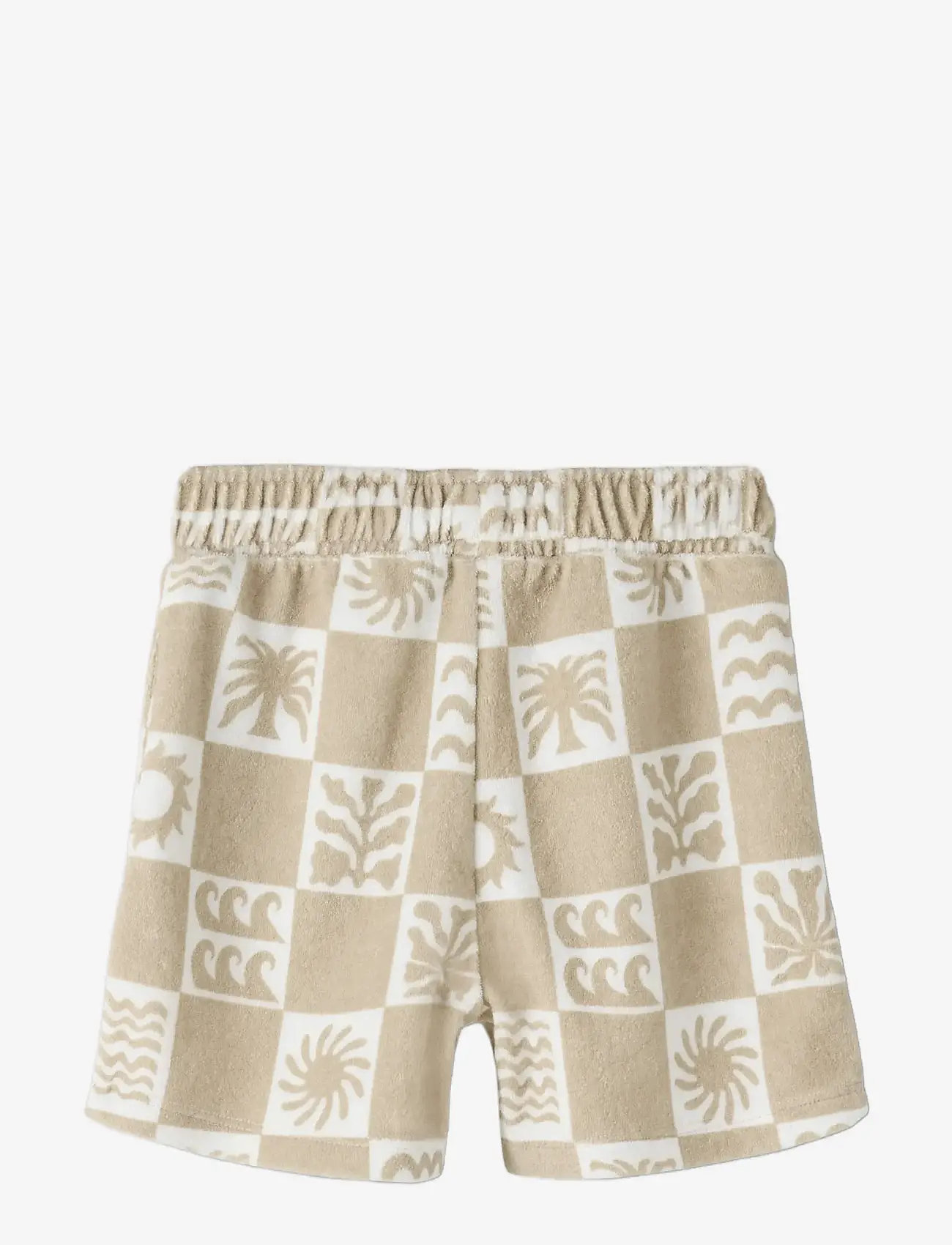 name it - NMMHERWIN TERRY SHORTS - sweatshorts - humus - 1