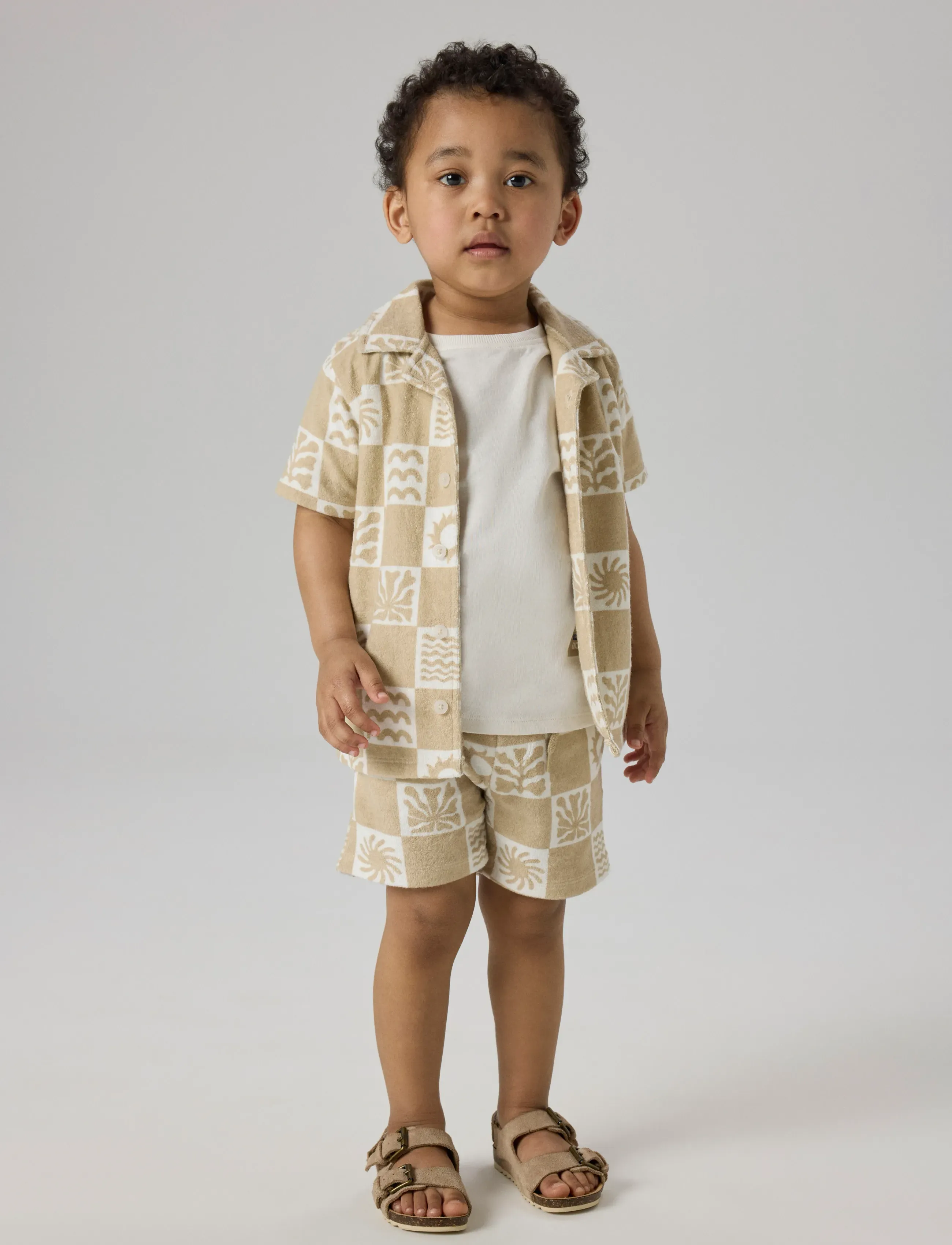 name it - NMMHERWIN TERRY SHORTS - treniņtērpa šorti - humus - 2