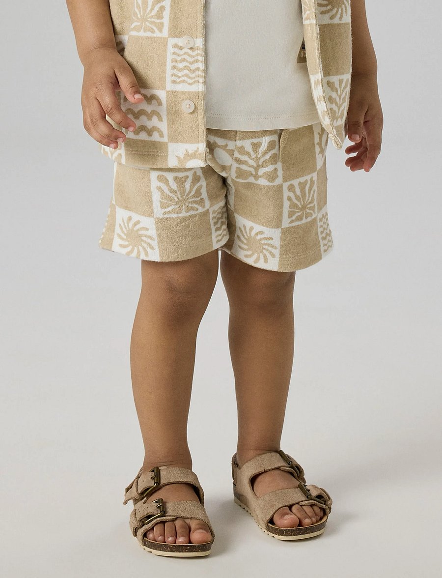 name it - NMMHERWIN TERRY SHORTS - mjukisshorts - humus - 3