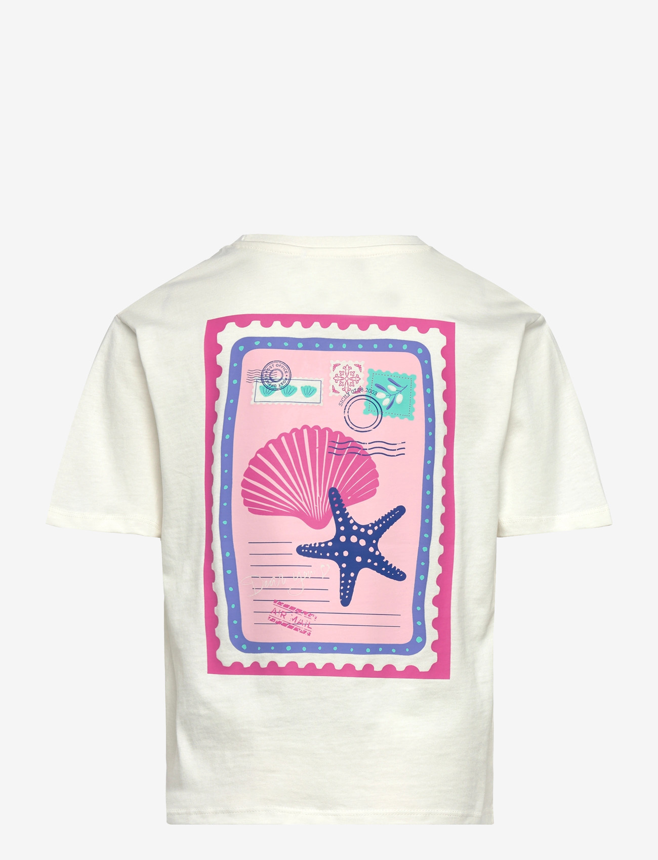 name it - NKFHENNIE SS NREG TOP BOX - kortärmade t-shirts - cloud dancer - 2
