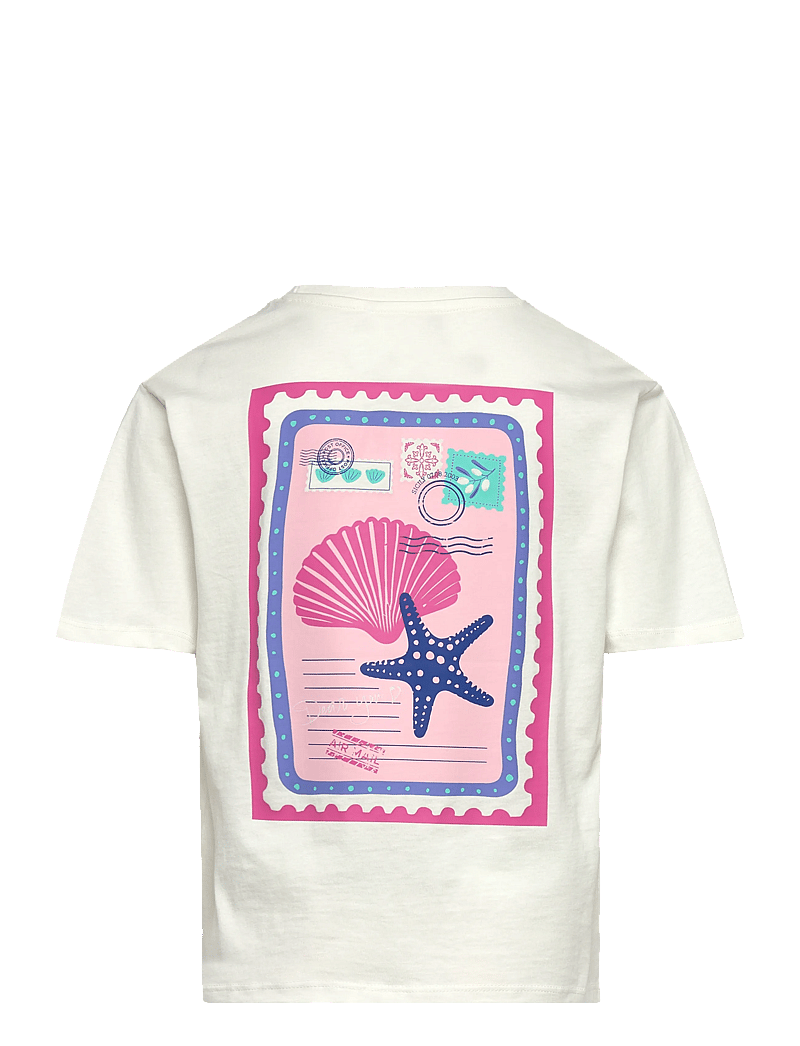 name it - NKFHENNIE SS NREG TOP BOX - kortärmade t-shirts - cloud dancer - 2