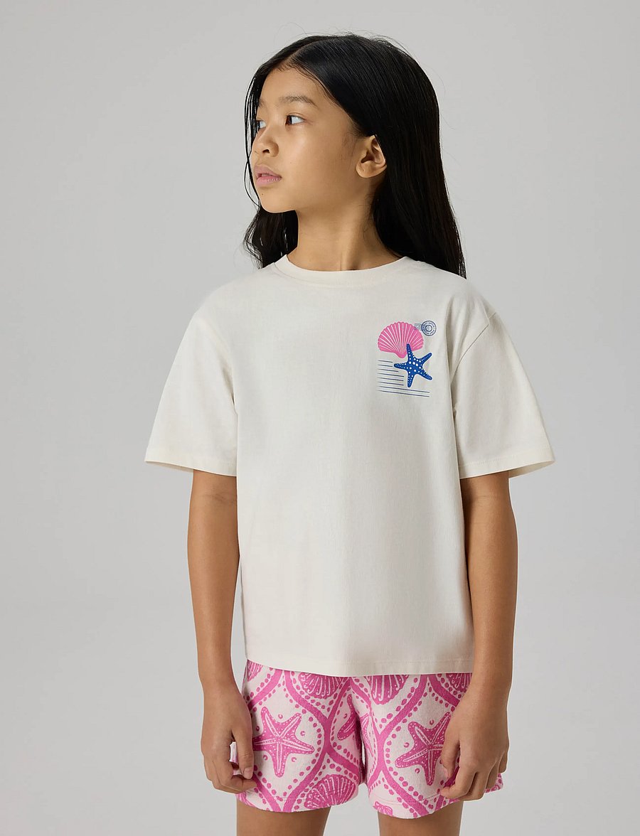 name it - NKFHENNIE SS NREG TOP BOX - kortärmade t-shirts - cloud dancer - 3