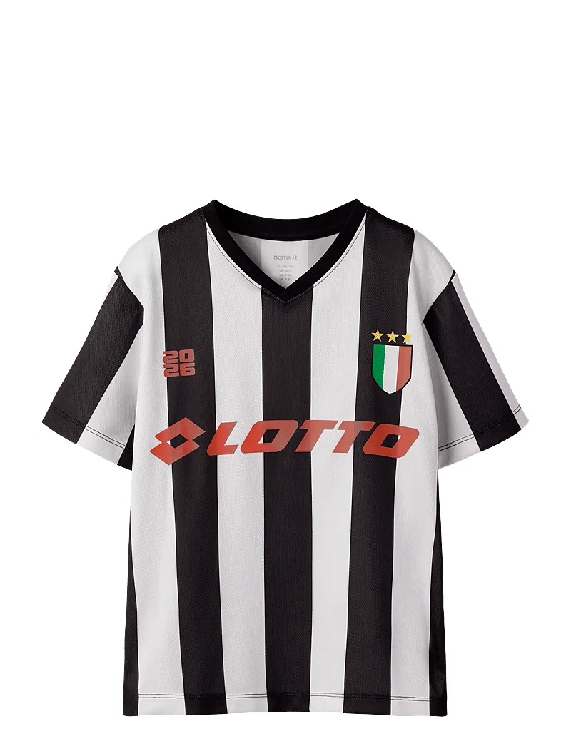 name it - NKNJUMB LOTTO SS NREG POLY TOP LNOOS VDE - sportoberteile - black - 0