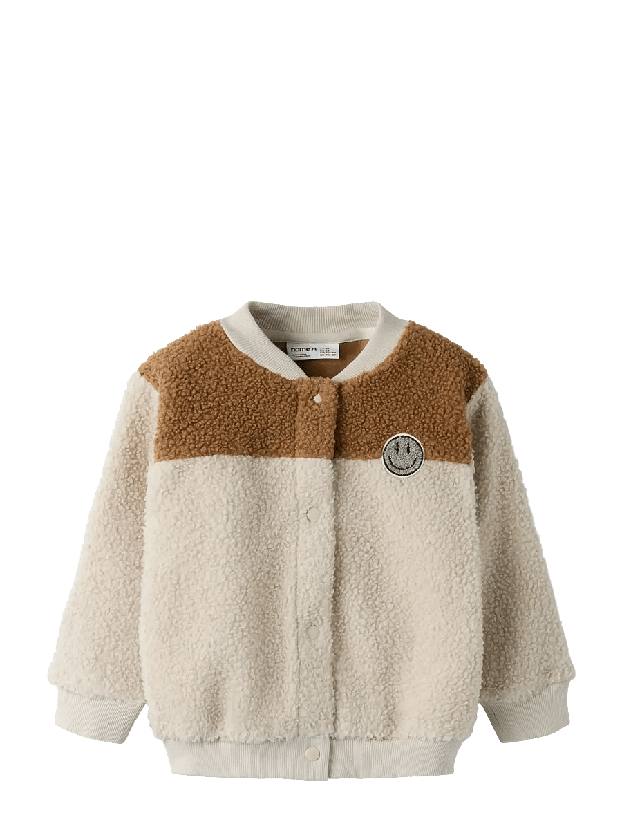 name it - NMMBALLAS LS NREG TEDDY CARD - fleecetakit - pumice stone - 1