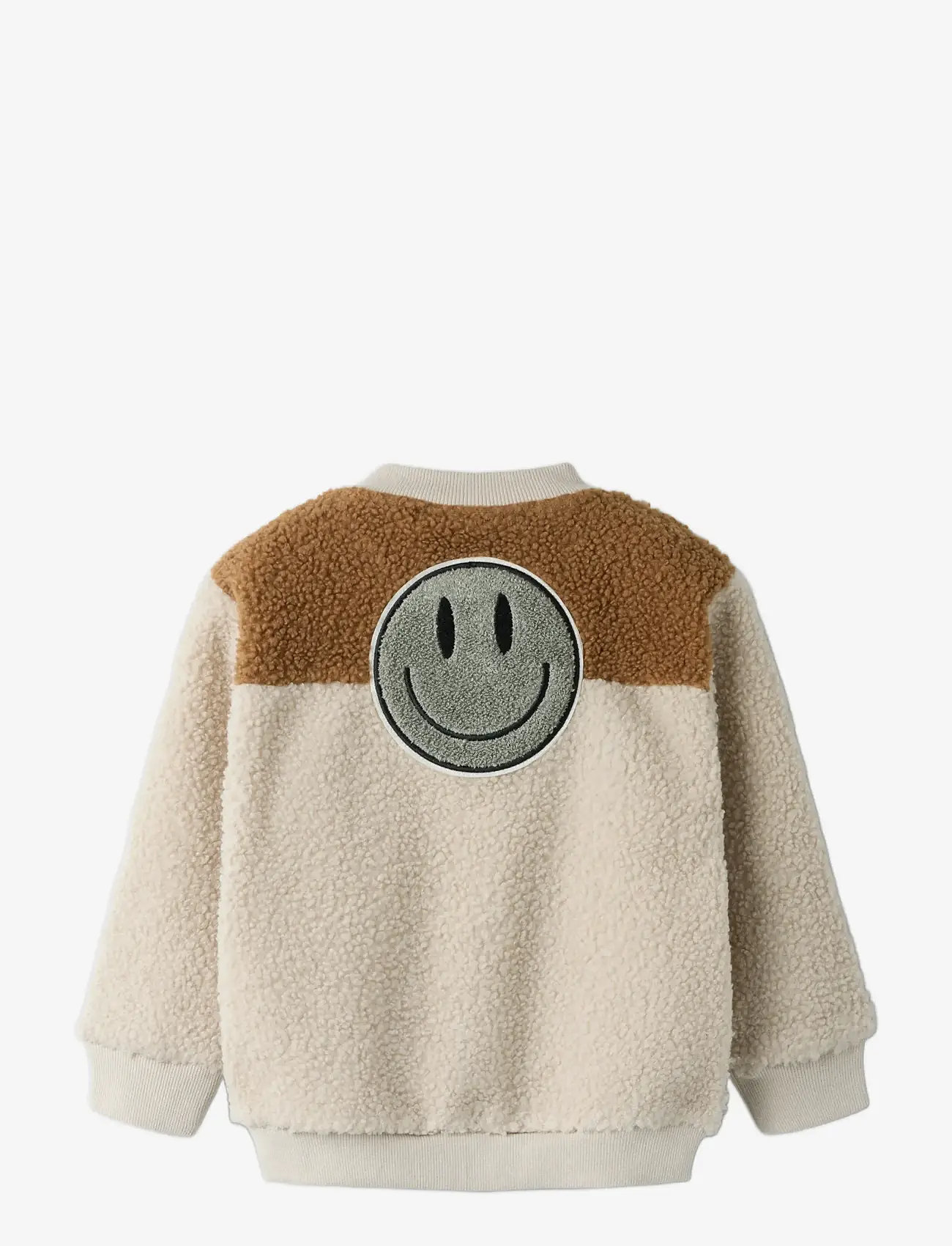 name it - NMMBALLAS LS NREG TEDDY CARD - fleecejacken - pumice stone - 2