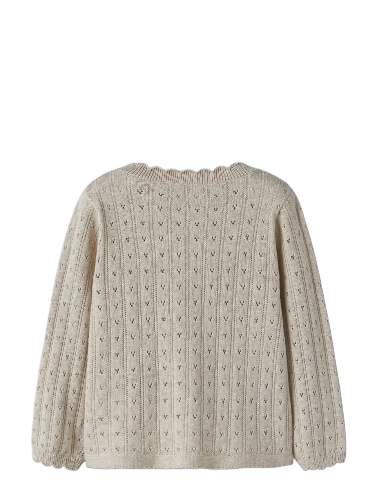 name it - NMFOLIN LS KNIT CARD - cardigans - peyote melange - 1