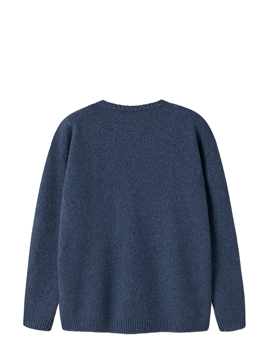 name it - NKMOLEXANDR LS KNIT - stickade tröjor - ombre blue - 1