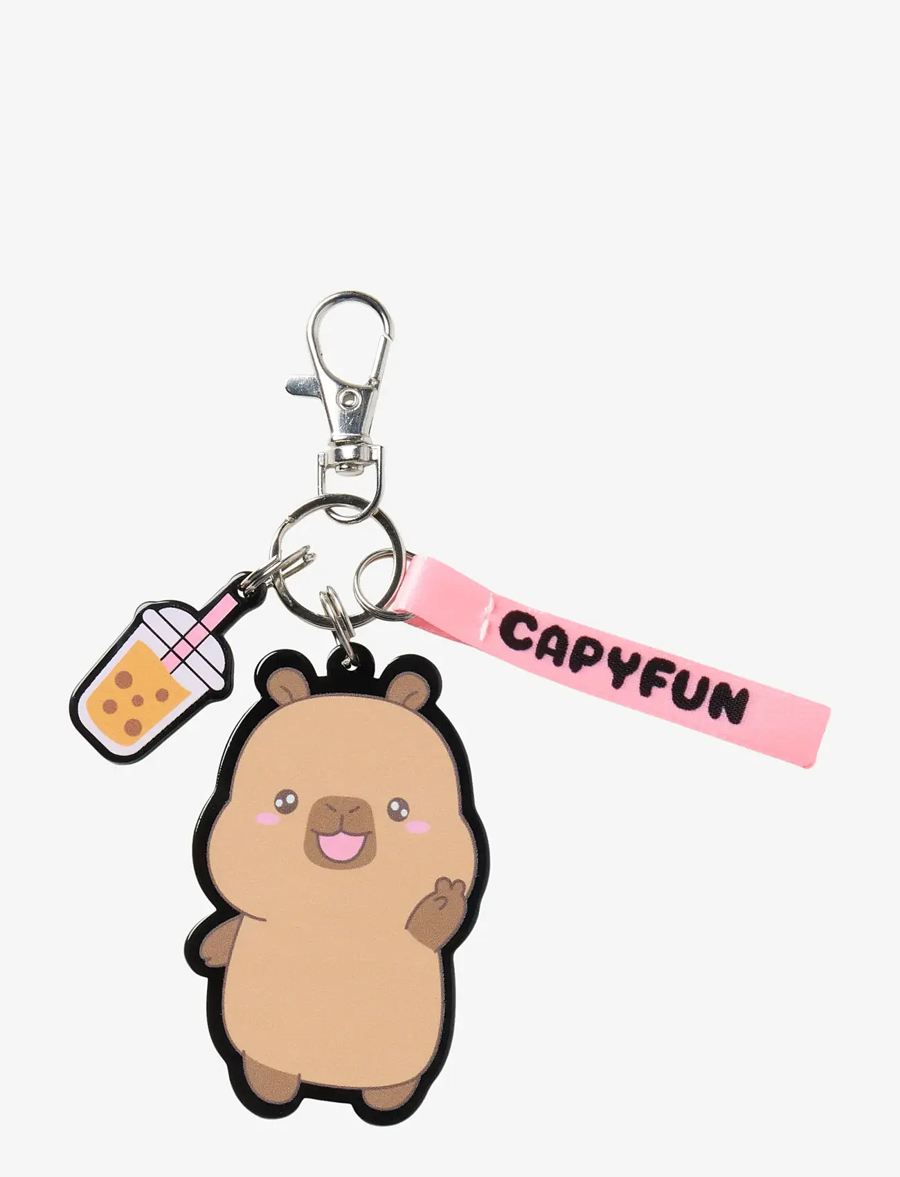 name it - NKFABARA CAPYBARA CHARM SKY - schlüsselanhänger - silver - 0