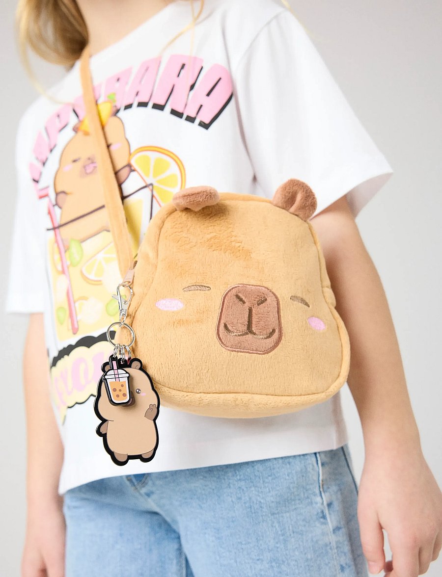 name it - NKFABSI CAPYBARA BAG SKY - Õlakotid - sandstorm - 2