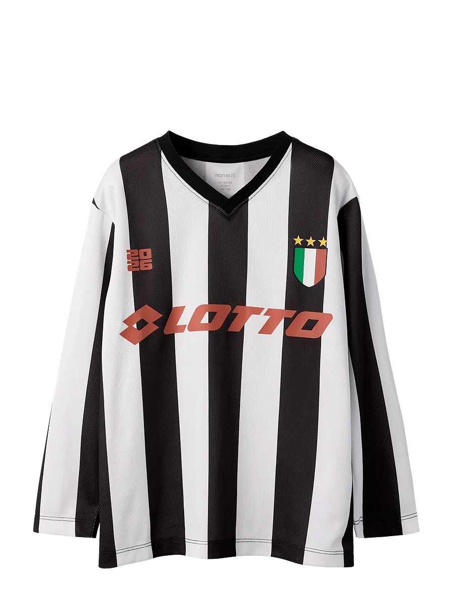 name it - NKNJUMB LOTTO LS NREG POLY TOP LNOOS VDE - spordisärgid - black - 0