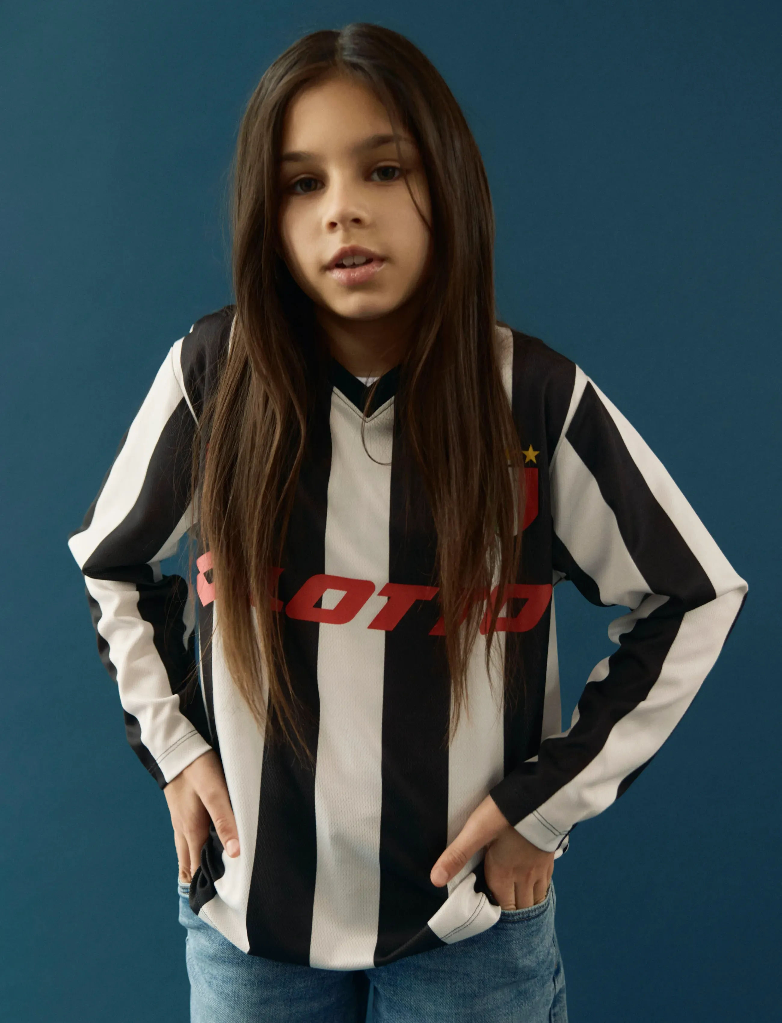 name it - NKNJUMB LOTTO LS NREG POLY TOP LNOOS VDE - spordisärgid - black - 4