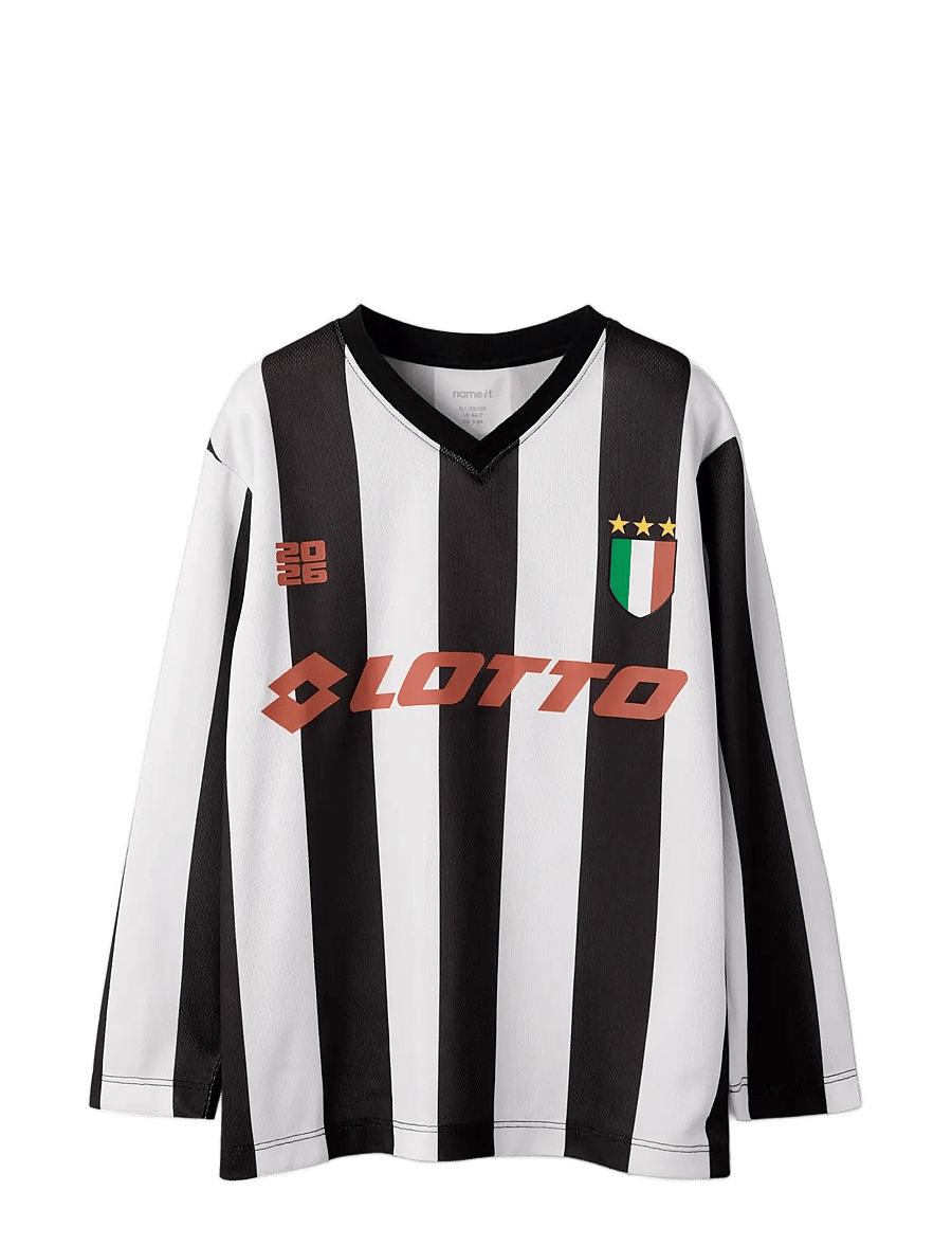 name it - NKNJUMB LOTTO LS NREG POLY TOP LNOOS VDE - spordisärgid - black - 2