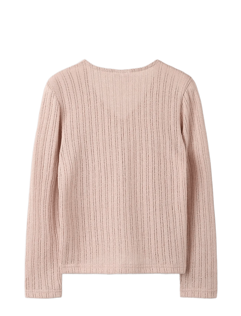 name it - NKFBRITSA LS CARD - cardigans - adobe rose - 1