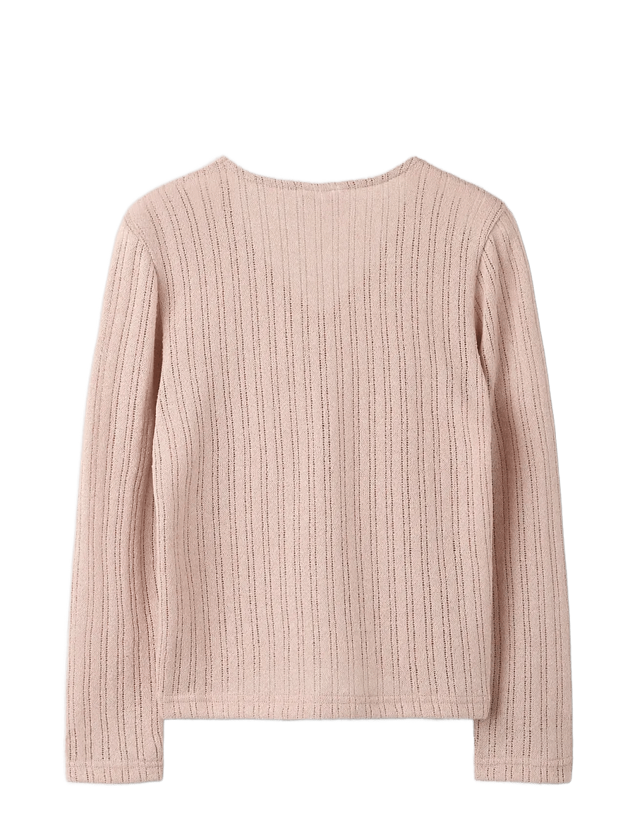 name it - NKFBRITSA LS CARD - cardigans - adobe rose - 1