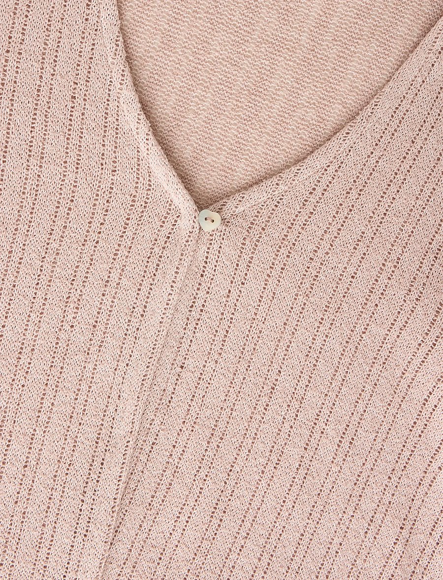 name it - NKFBRITSA LS CARD - cardigans - adobe rose - 2