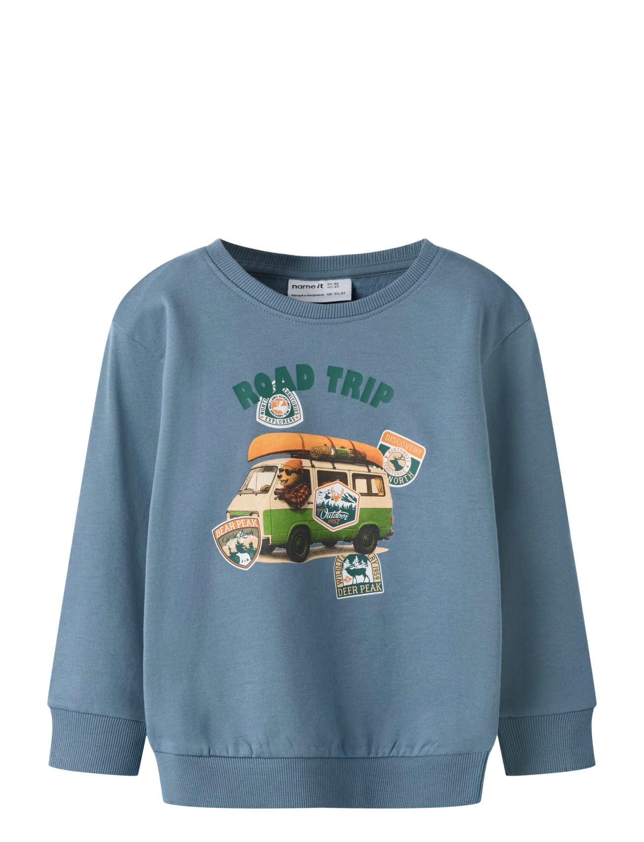name it NMMVOTO LS NREG SWEAT BRU - Shop by age - BLUE MIRAGE / blue