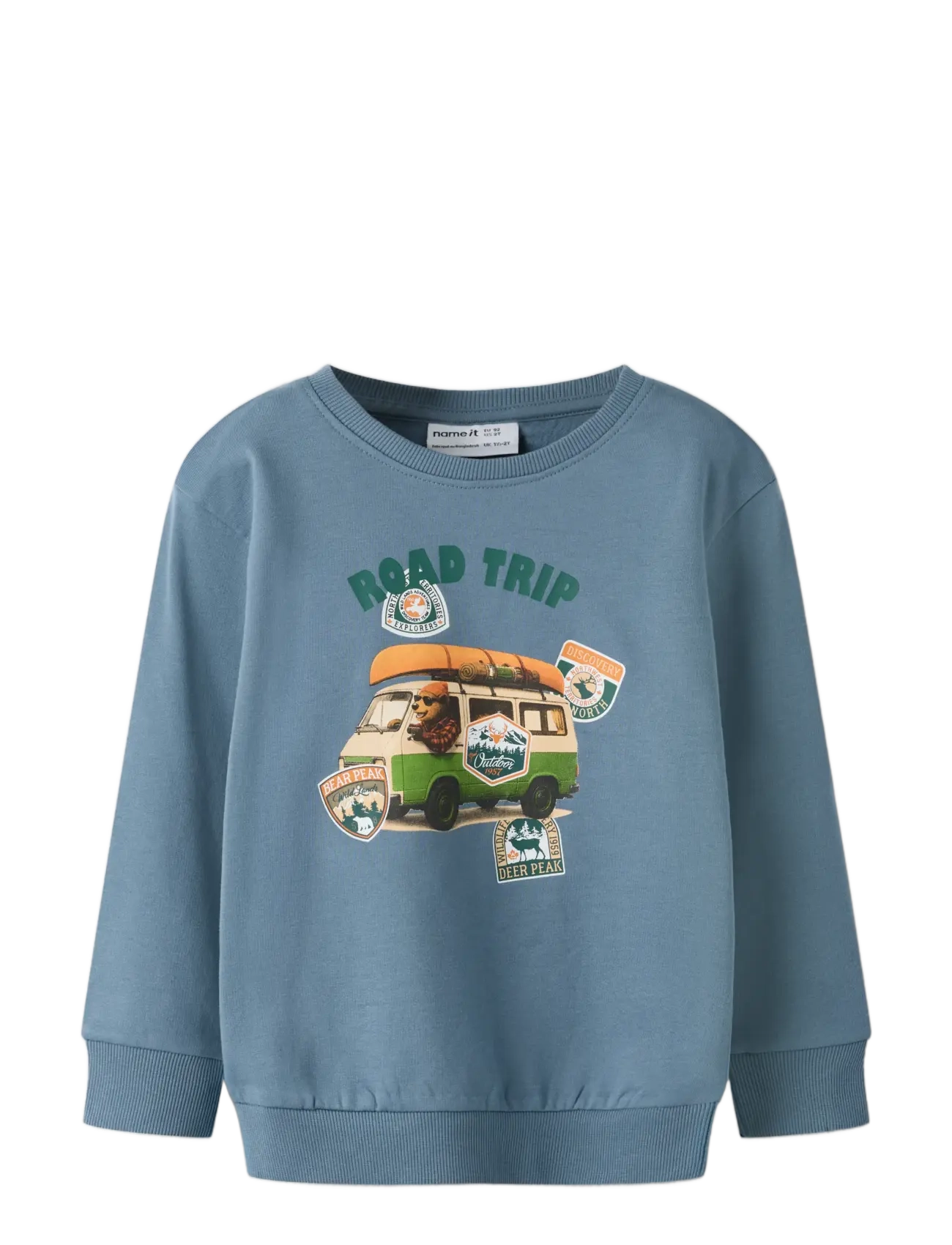 name it - NMMVOTO LS NREG SWEAT BRU - jumpers - blue mirage - 2