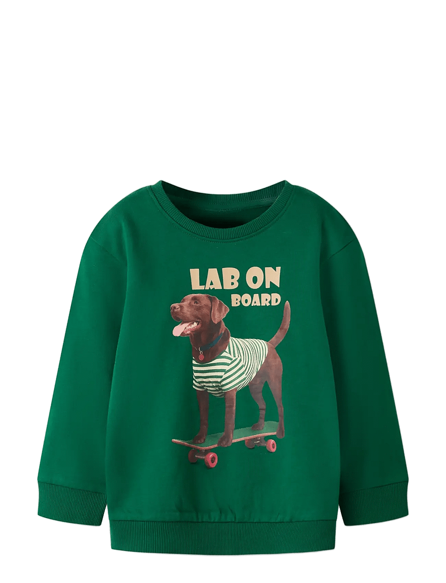 name it - NMMVOTO LS NREG SWEAT BRU - džemprid - evergreen - 2