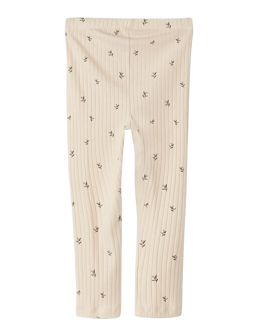 name it - NMFBESSA SLIM LEGGING - timpės - buttercream - 2