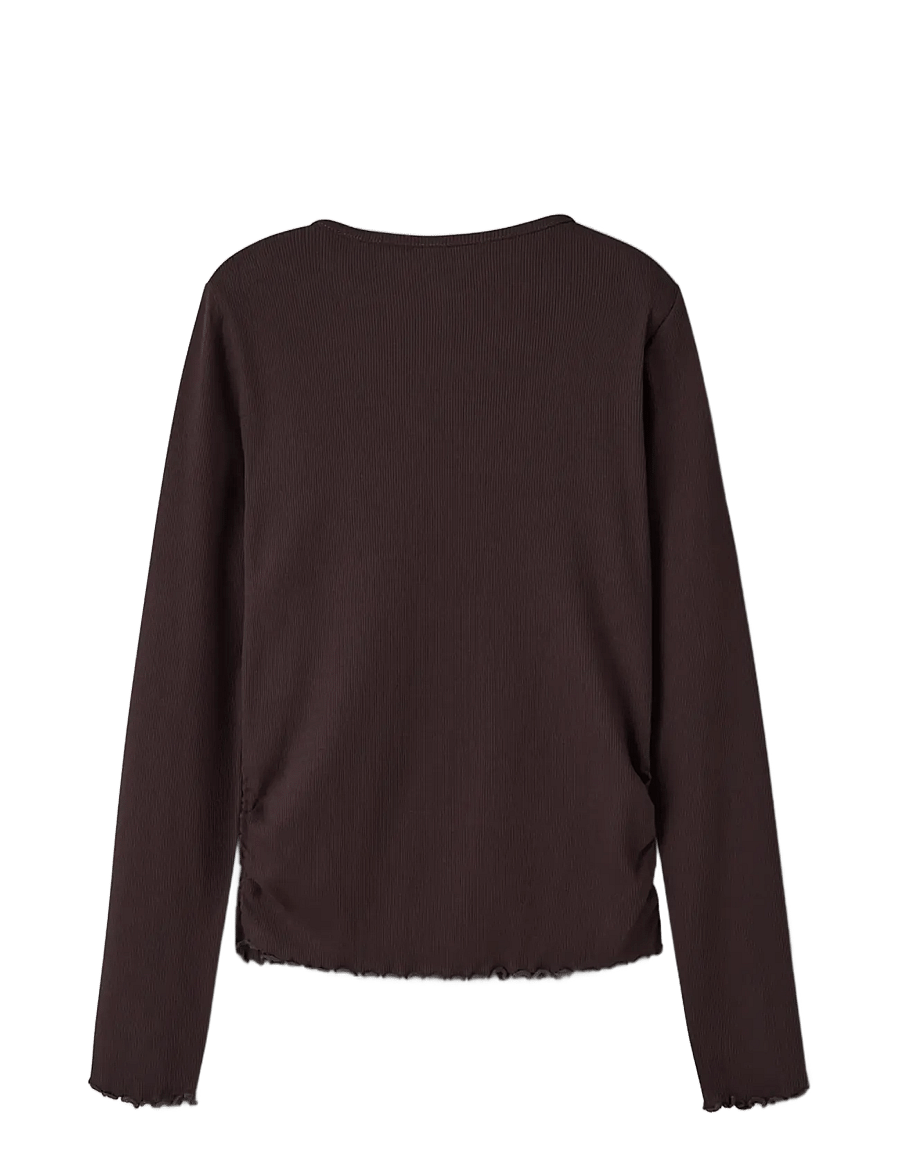 name it - NKFVEMIA LS SLIM TOP - langärmelig - chocolate plum - 1