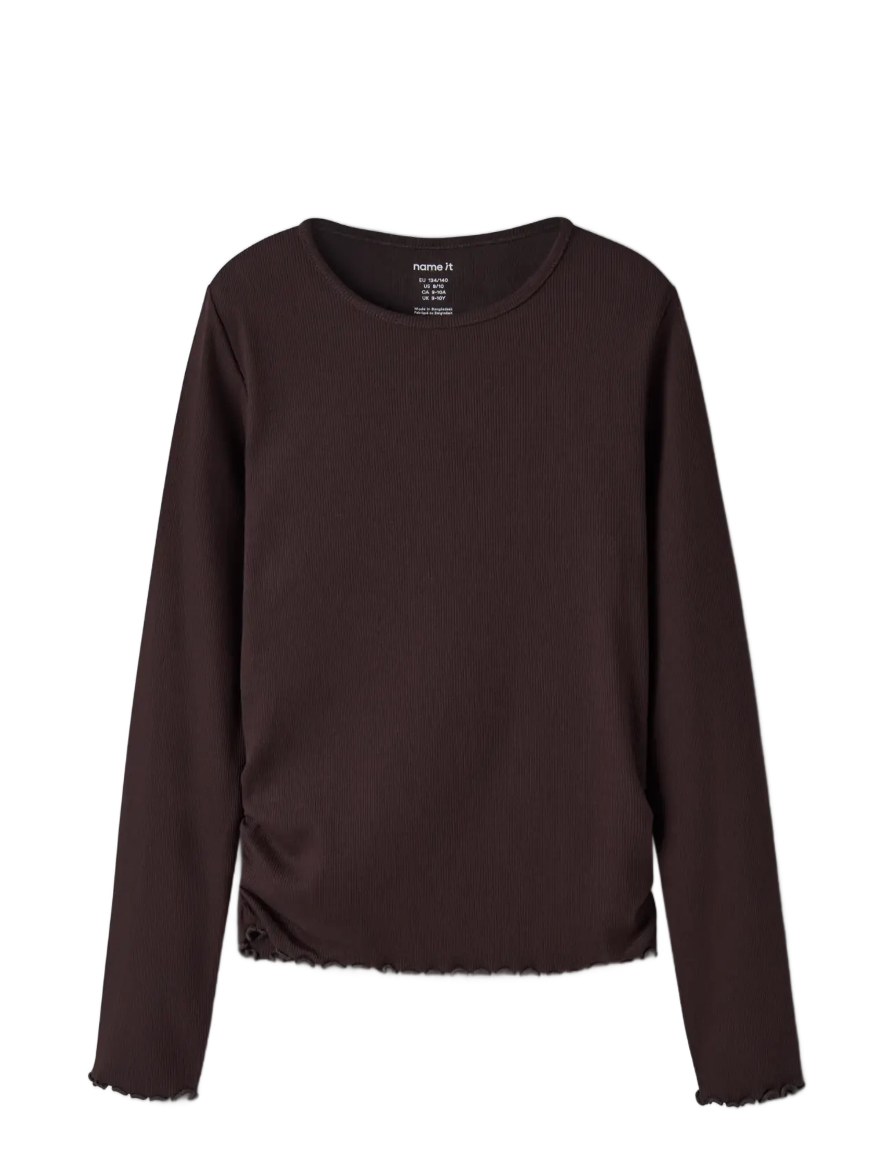 name it - NKFVEMIA LS SLIM TOP - langärmelig - chocolate plum - 2