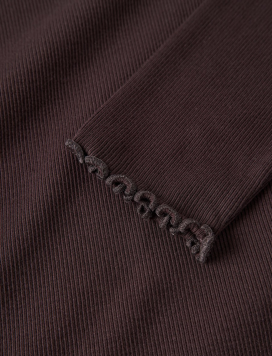 name it - NKFVEMIA LS SLIM TOP - langärmelig - chocolate plum - 3