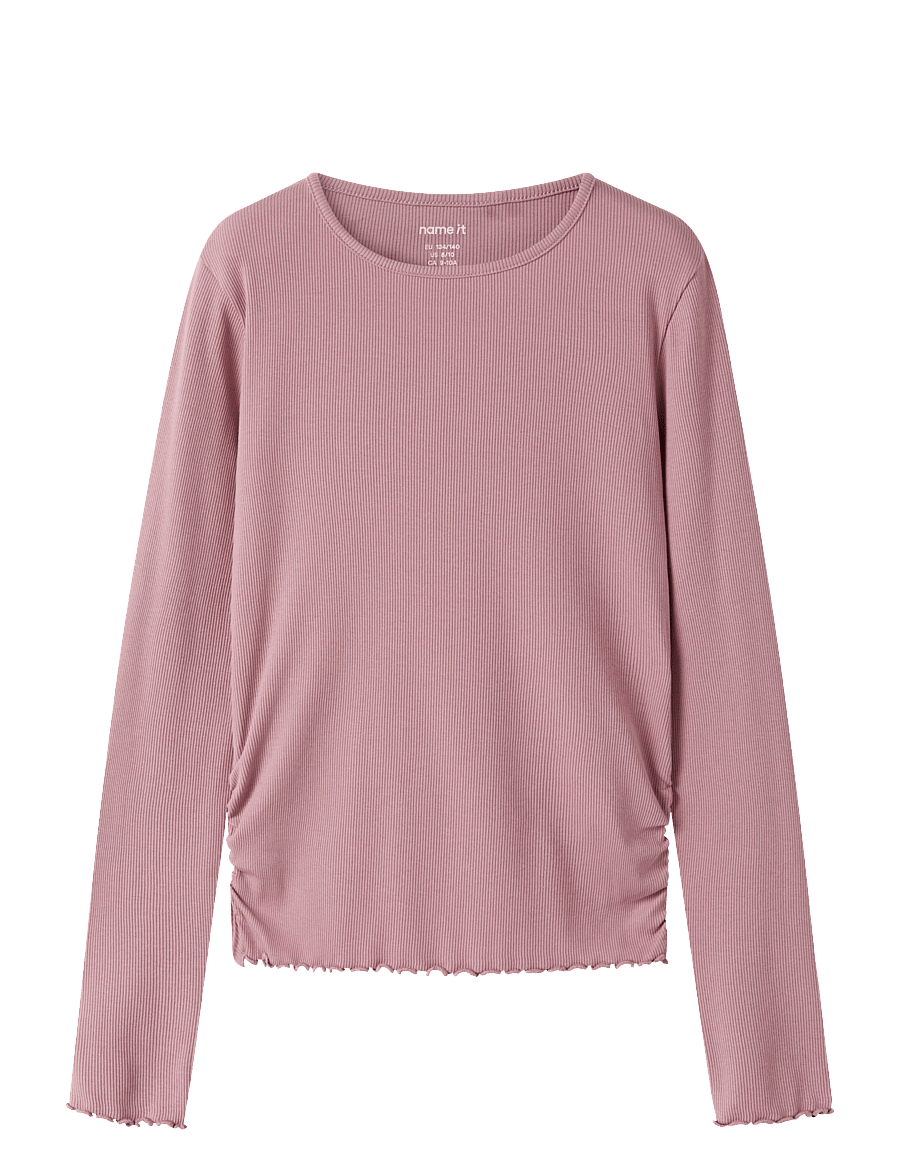 name it - NKFVEMIA LS SLIM TOP - langærmede t-shirts - lilas - 0