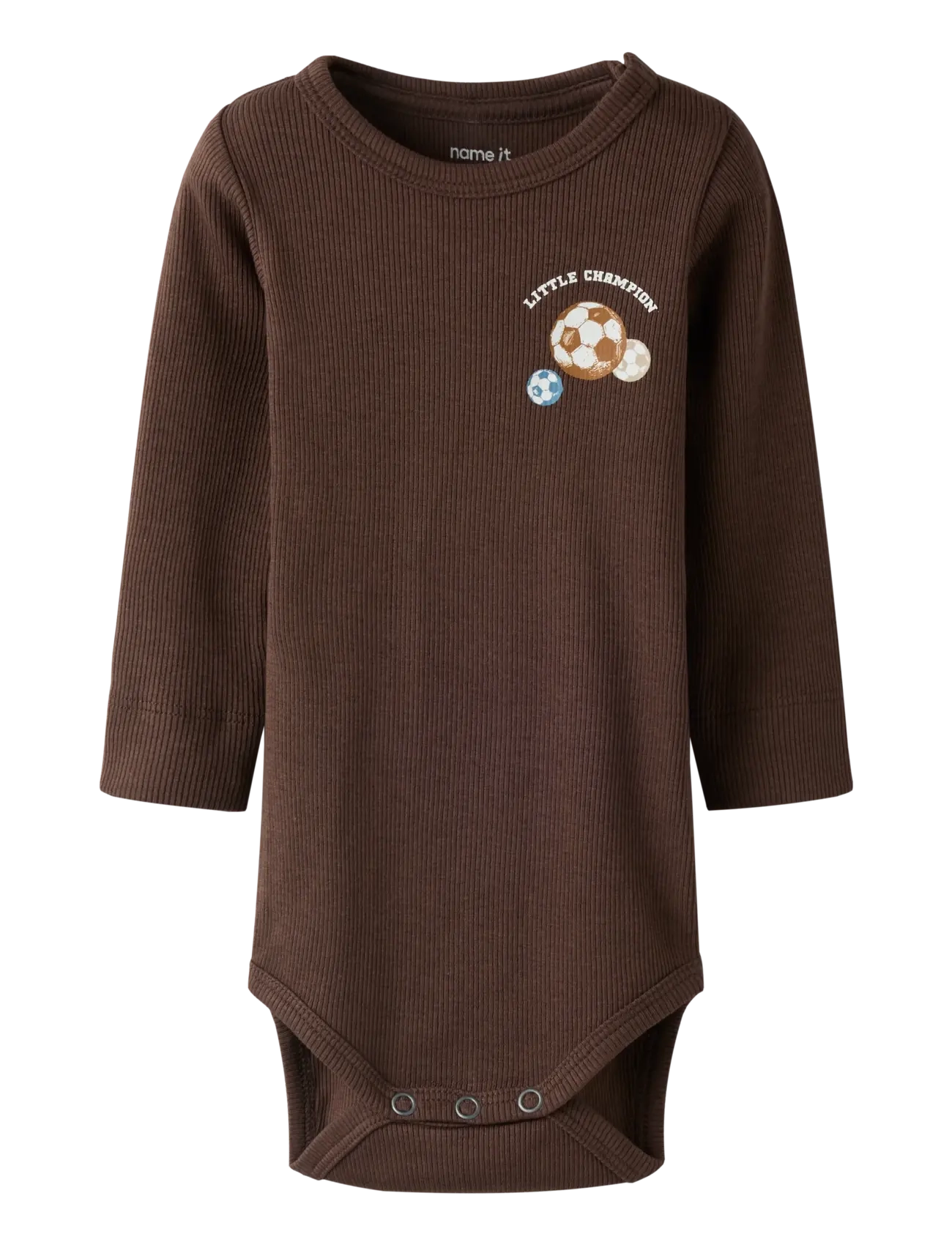 name it NBMDAVEY LS XSL BODY - Bodies - SHOPPING BAG / brown