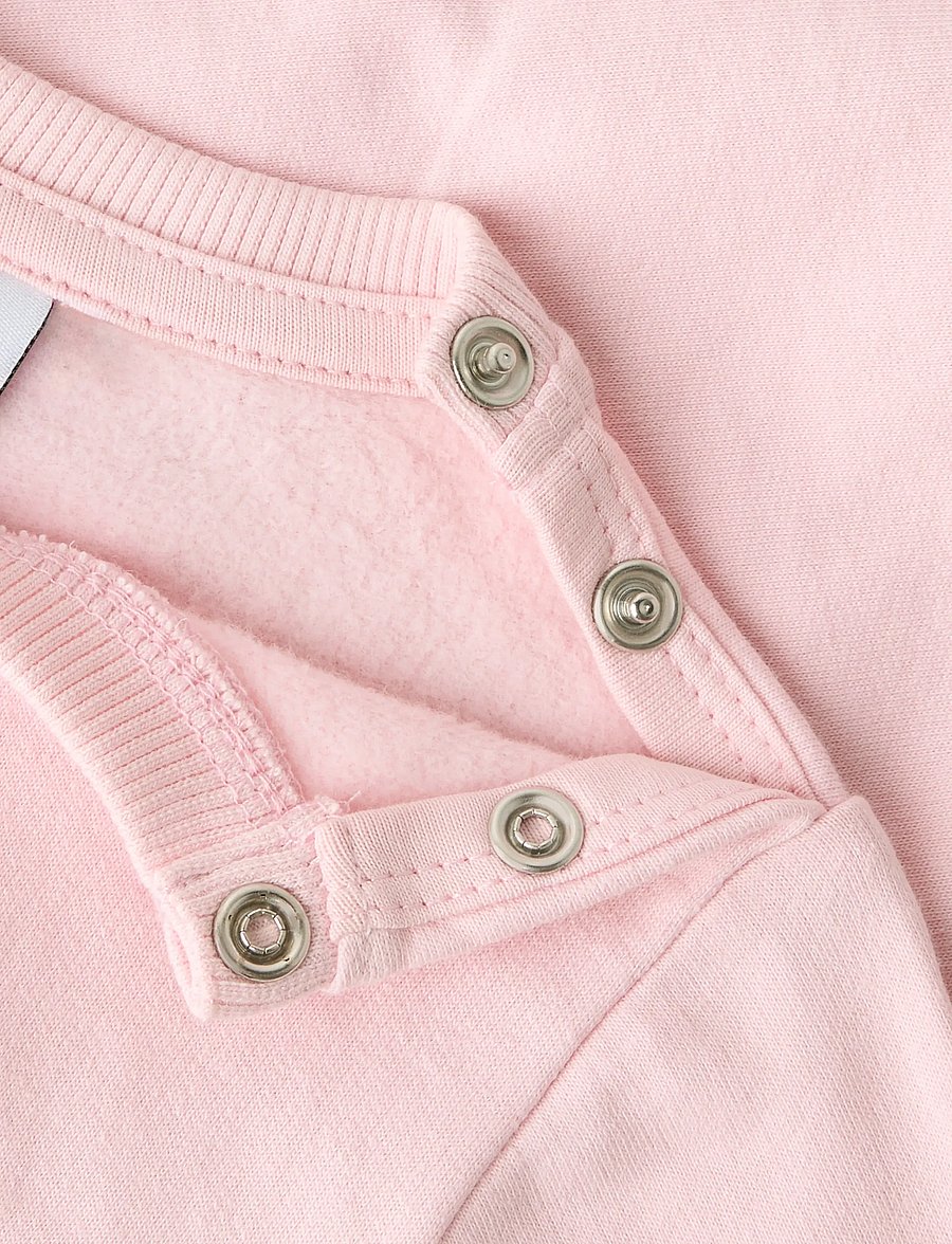 name it - NBFDELIA LS SWE BRU - sweatshirts - parfait pink - 3