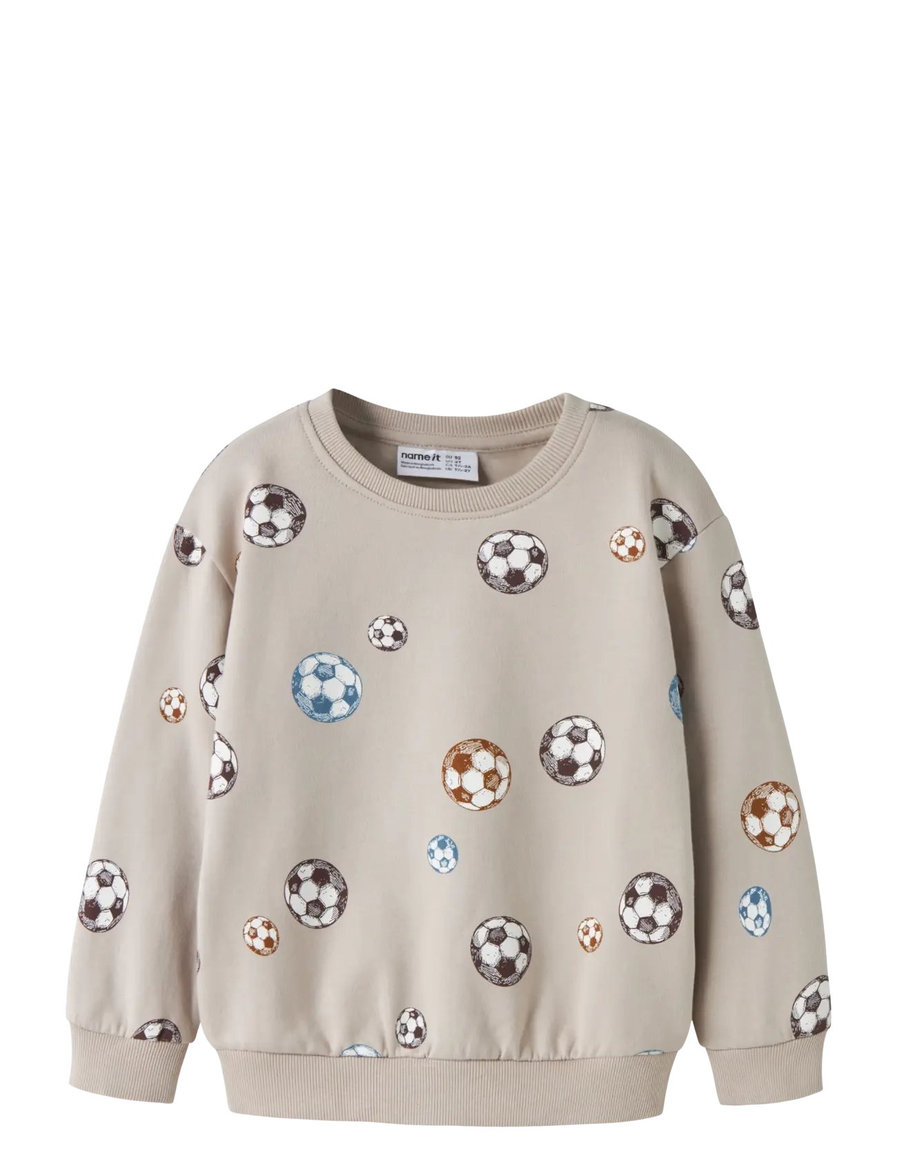 name it NMMDAVIS LS NREG SWE BRU - Kläder - PURE CASHMERE / beige