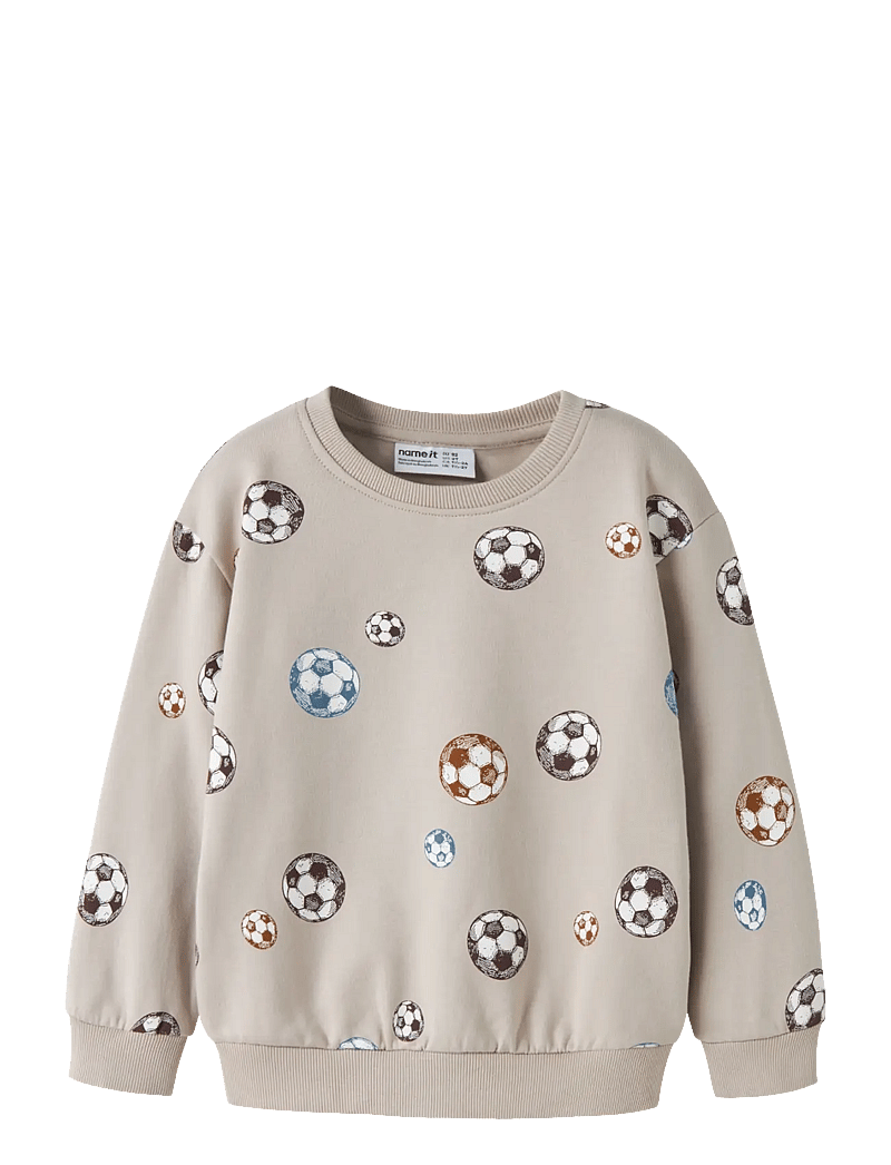 name it - NMMDAVIS LS NREG SWE BRU - sweatshirts - pure cashmere - 0