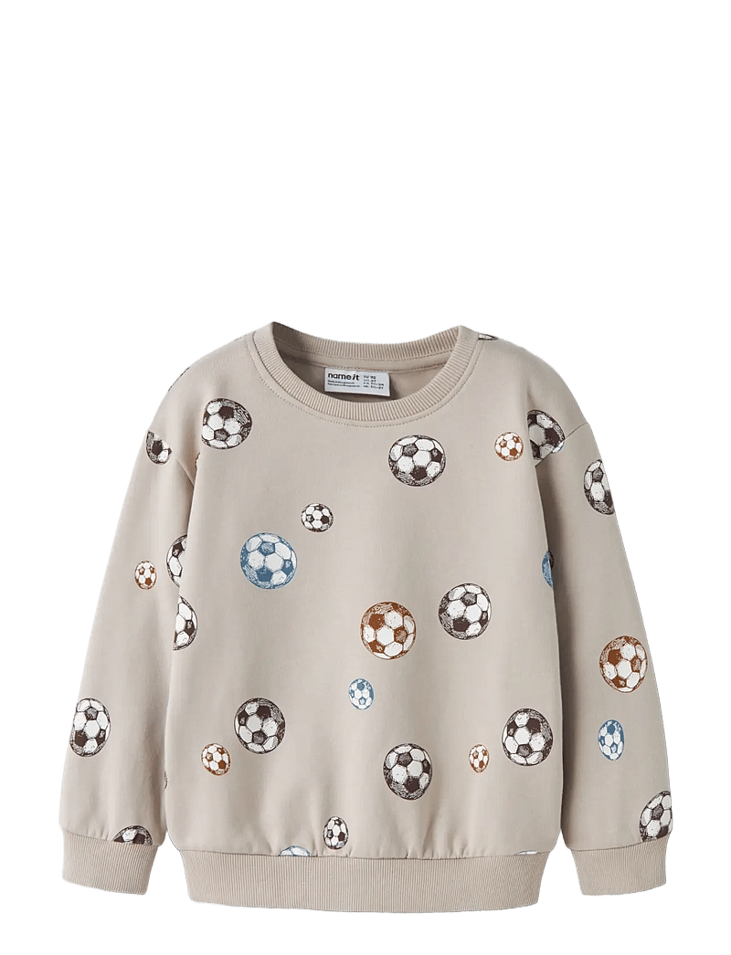 name it - NMMDAVIS LS NREG SWE BRU - sweatshirts - pure cashmere - 2