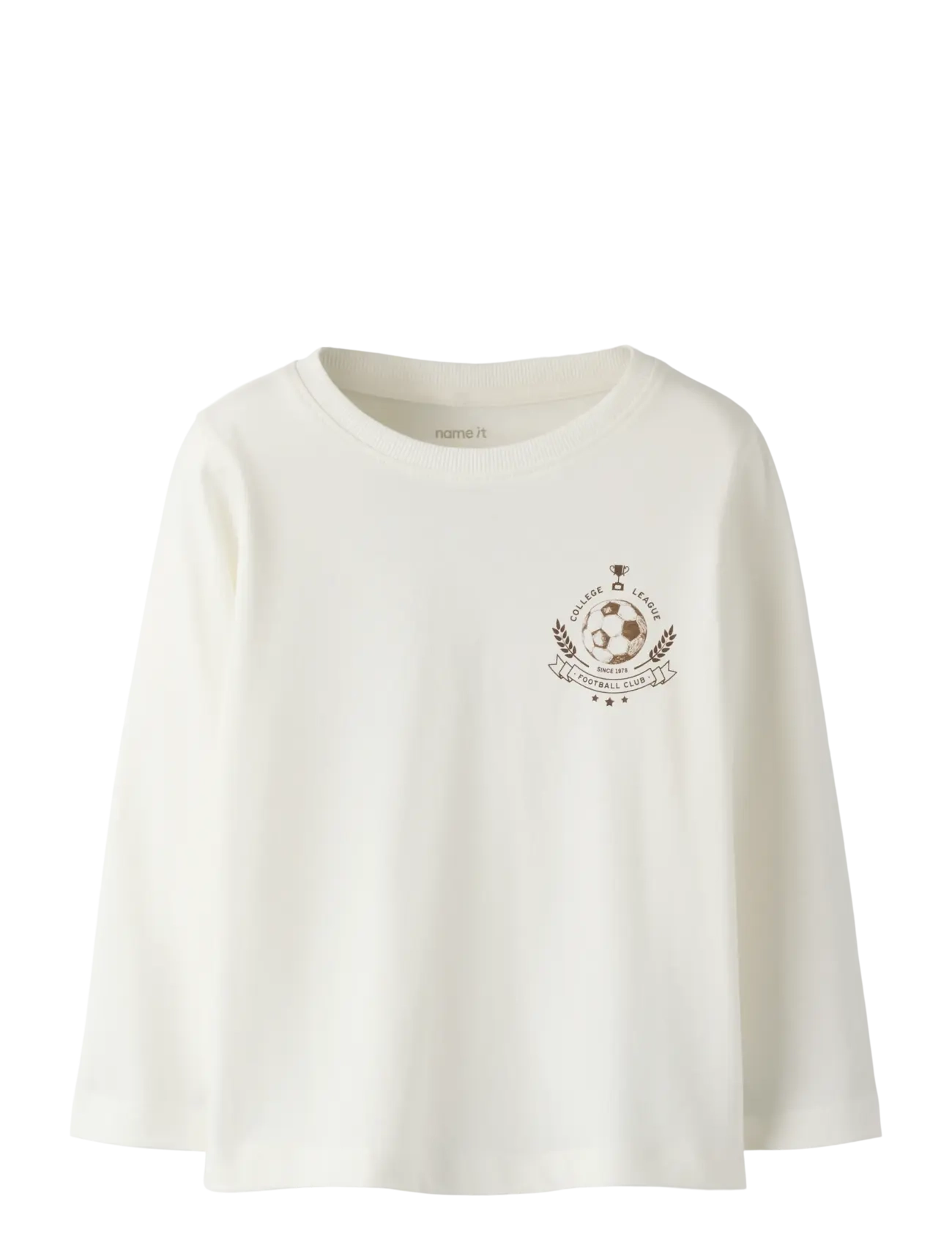 name it NMMDAWKINS LS TOP BOX - 4 for 3 - CLOUD DANCER / cream