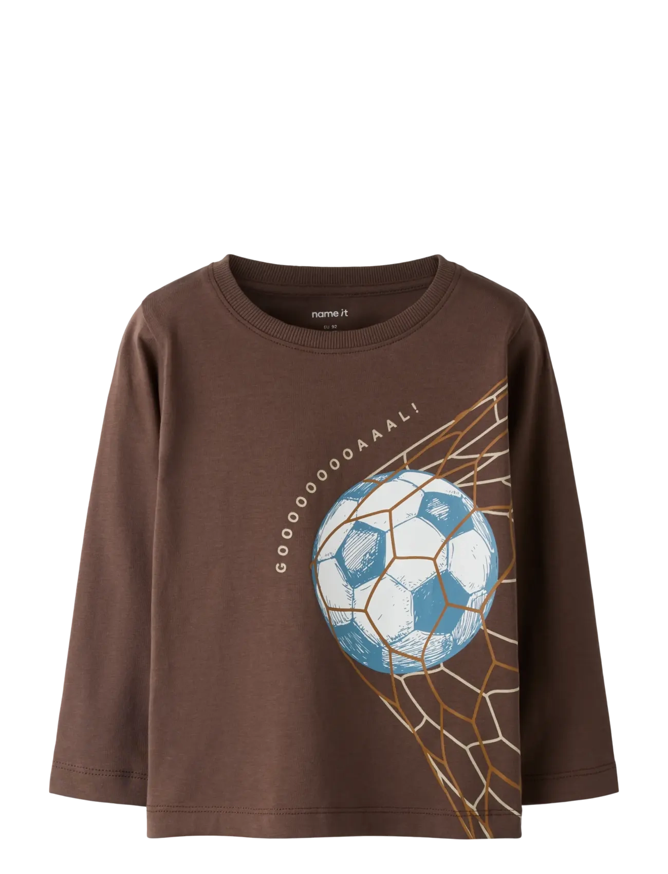 name it NMMDAWKINS LS TOP BOX - Sportoberteile - SHOPPING BAG / brown