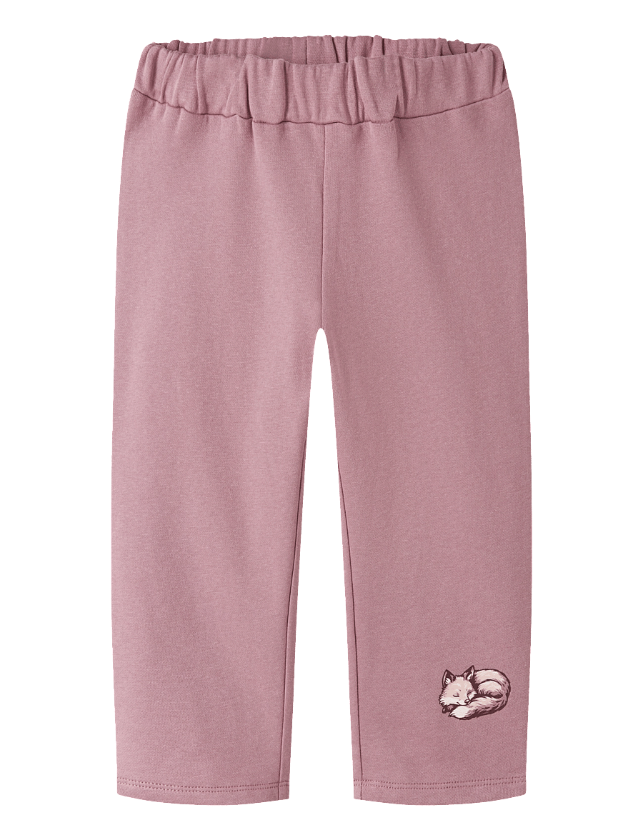 name it - NMFVENUS NREG SWE PANT BRU - dressipüksid - lilas - 0