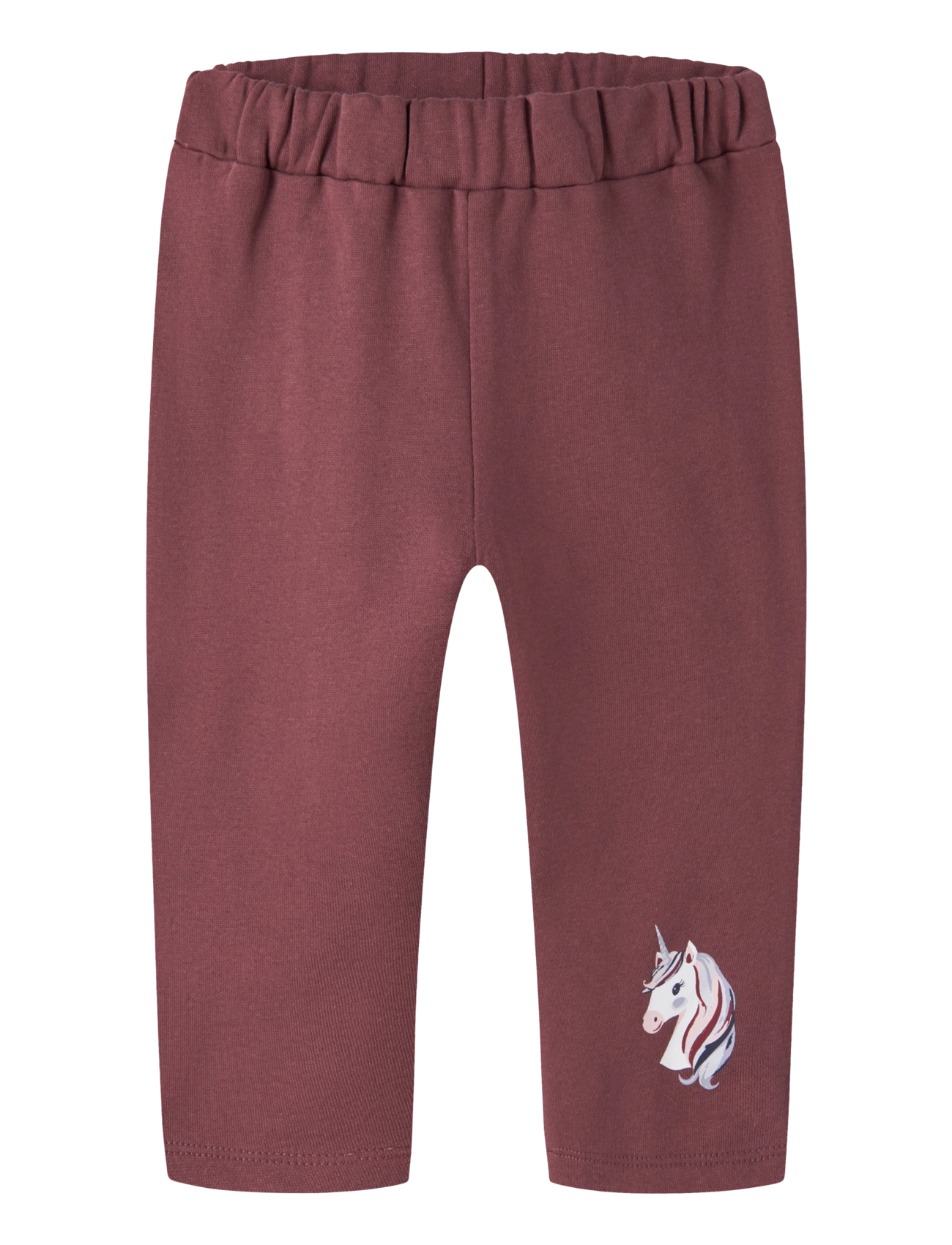 name it NMFVENUS NREG SWE PANT BRU - Shop by age - WILD GINGER / burgundy