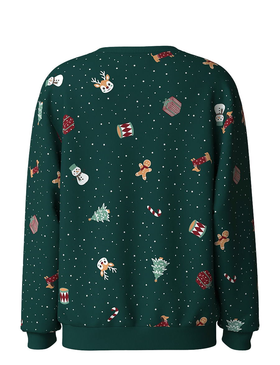 name it - NKNVOHOM LS NREG SWEAT BRU - sweatshirts - botanical garden - 1