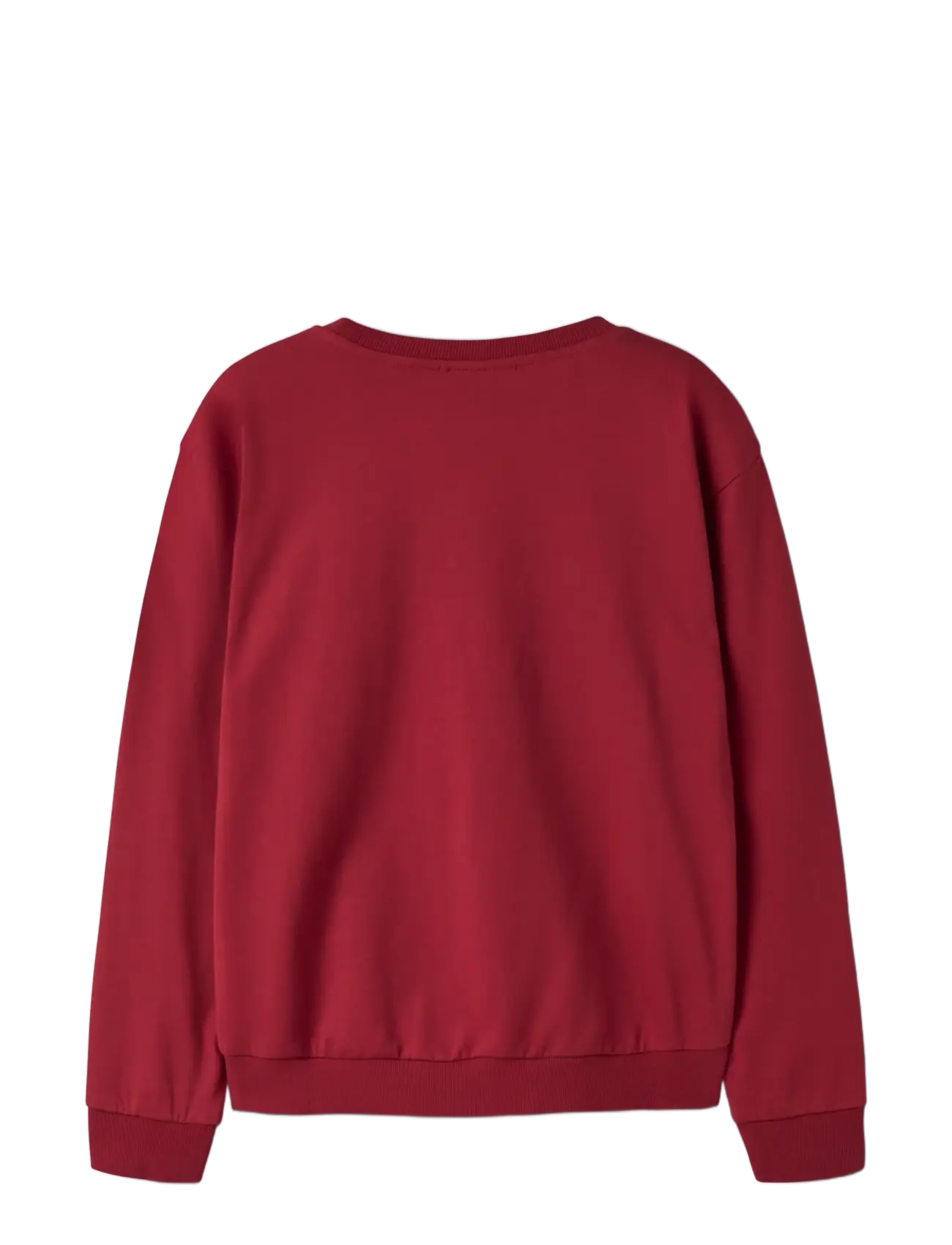 name it - NKFVRASAB LS NREG SWEAT BRU - sweatshirts - red dahlia - 1