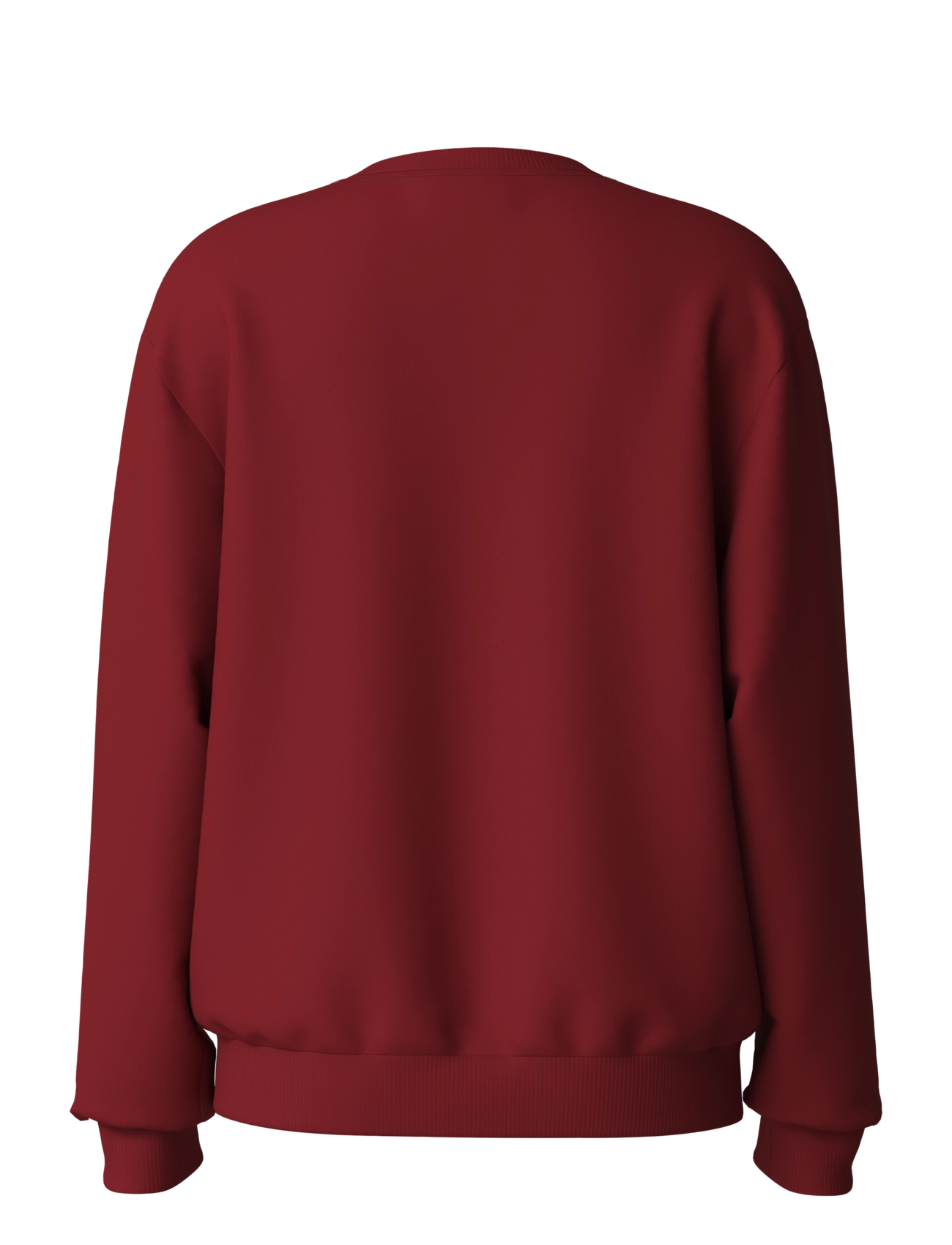 name it - NKFVERTRUD LS NREG SWEAT BRU - sweatshirts - red dahlia - 1