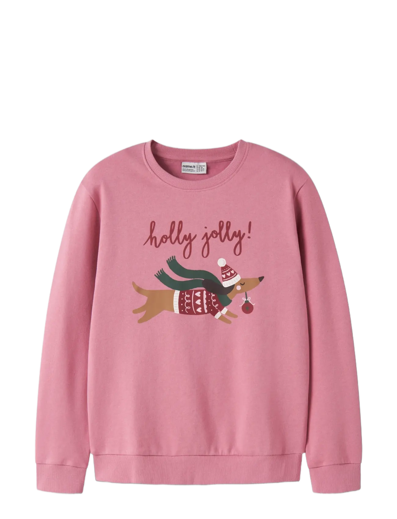 name it - NKFVERTRUD LS NREG SWEAT BRU - sweatshirts - wild rose - 2