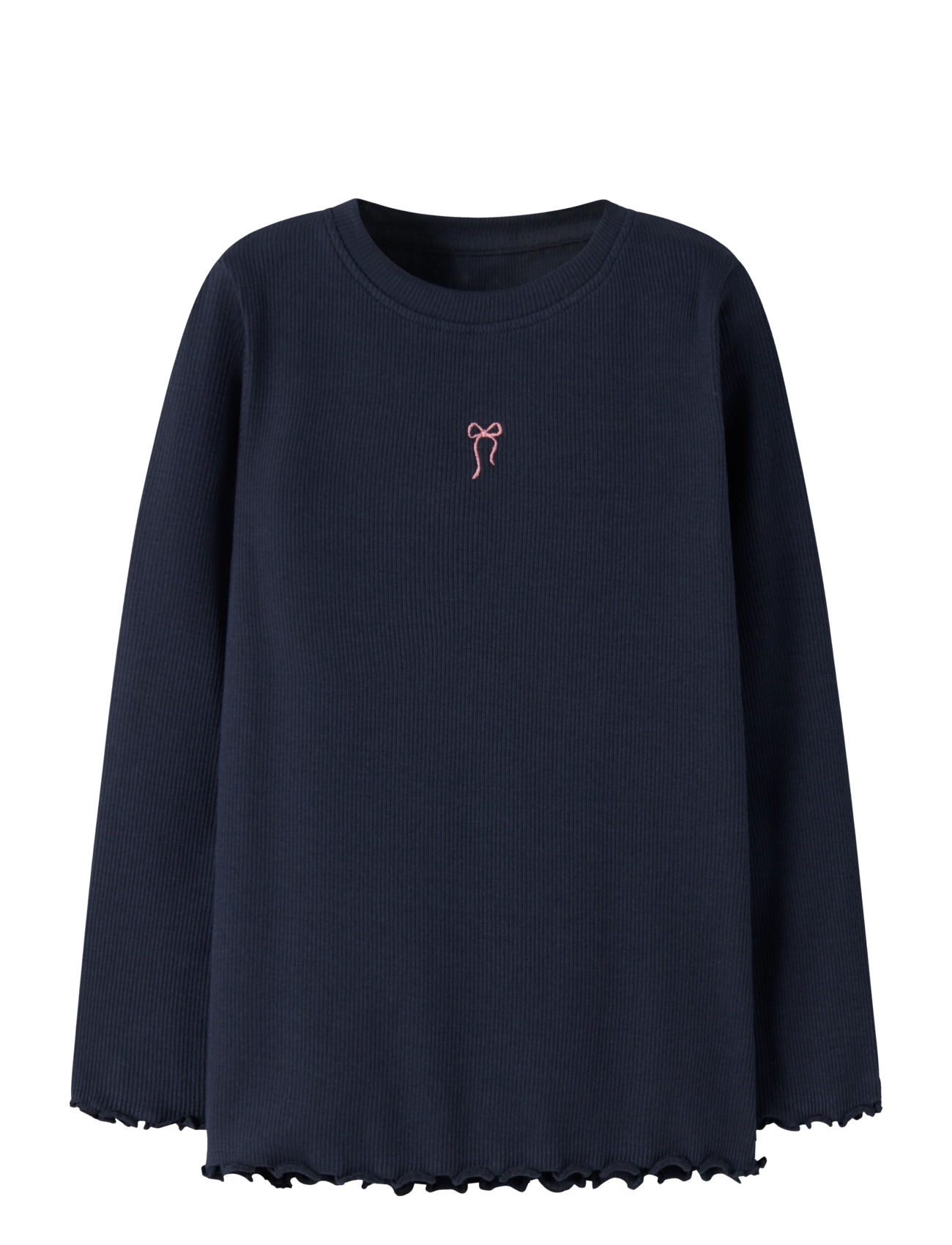 name it NMFVIVEMMAS LS SLIM TOP - Pikkade varrukatega T-särgid - NAVY BLAZER / navy