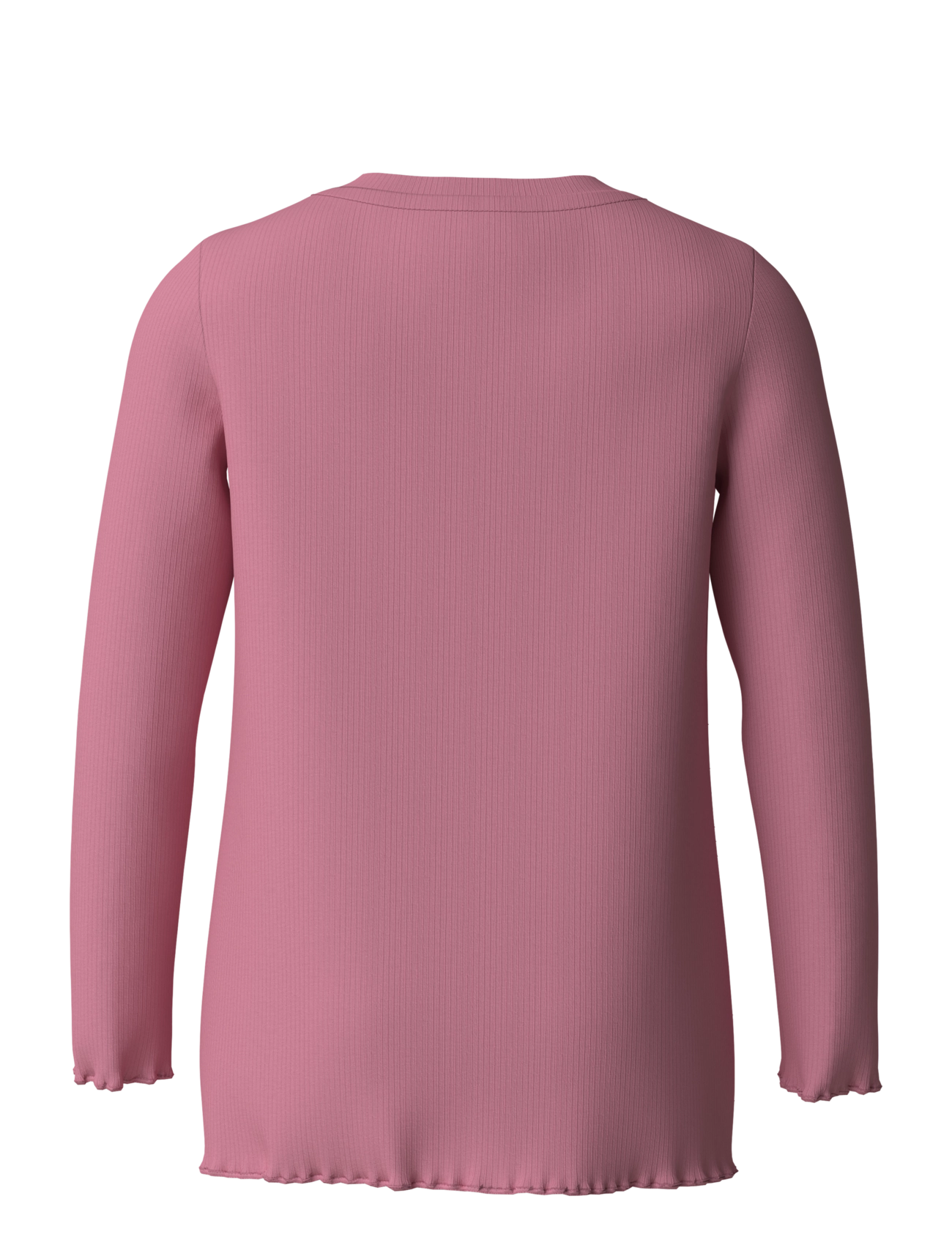 name it - NMFVIVEMMAS LS SLIM TOP - langärmelig - wild rose - 1