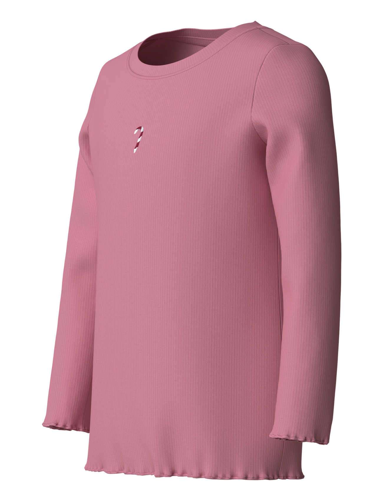 name it - NMFVIVEMMAS LS SLIM TOP - langärmelig - wild rose - 2